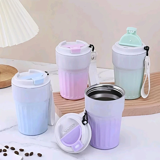 970#21 Stainless Steel Vacuum-insulated Coffee Mug (400ml)