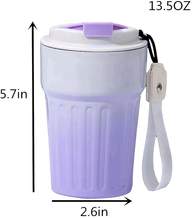 970#21 Stainless Steel Vacuum-insulated Coffee Mug (400ml)