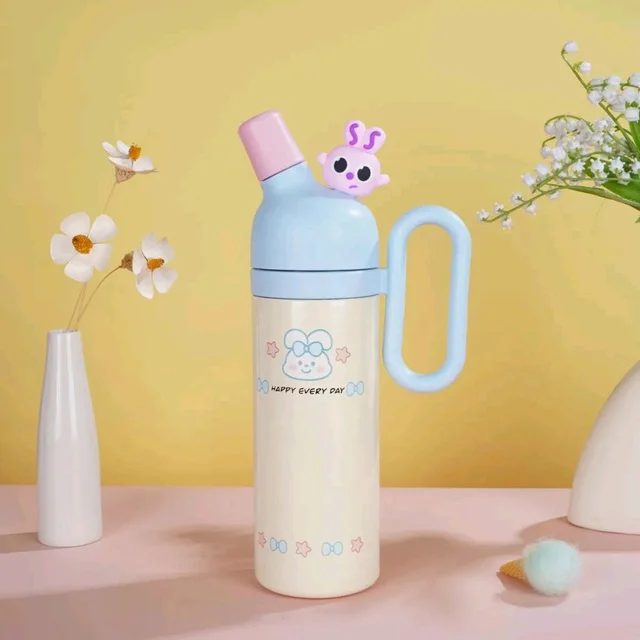 FY 6253 Kawaii Little Angel Insulated Cartoon Doll Tumbler (800ml)