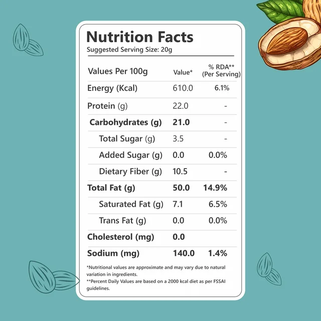 Nutriwow Premium Roasted & Salted Cashew & Almonds| Kaju and Badam | 400g (200g each) - 400g, Roasted & Salted
