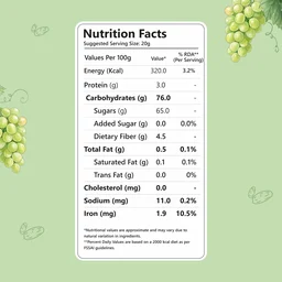 Nutriwow Premium Green Raisins 500g & Whole Cashews 200g | Kishmish and Kaju | - 700g