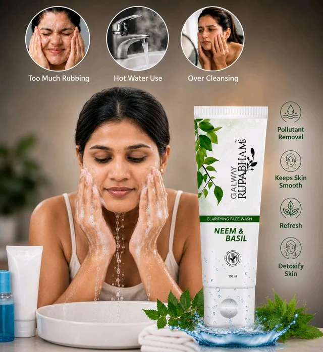 NEEM AND BASIL FACE WASH( Galway)