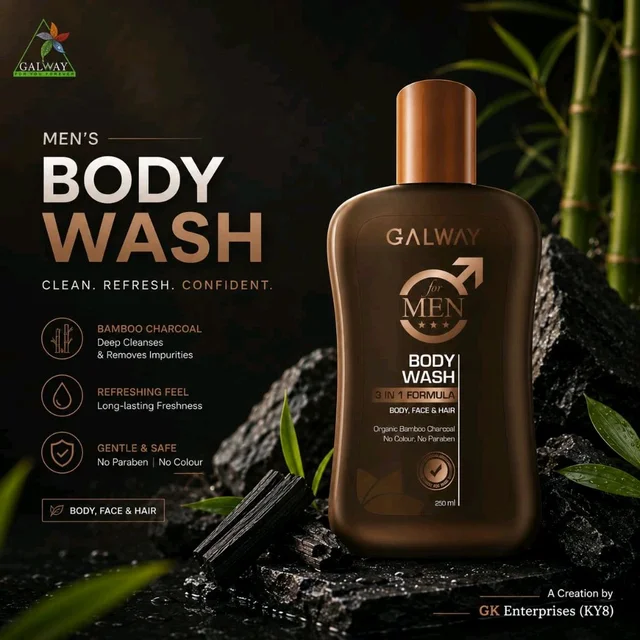 Charcol Bodywash Galway