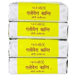 PATANJALI Aloe Vera Kanti Body Cleanser 150 g (Pack of 4)