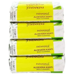 PATANJALI Aloe Vera Kanti Body Cleanser 150 g (Pack of 4)