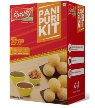 Kwality Pani Puri kit With 2 Different Flavours (Golgappa) (150 g) 45 Pcs