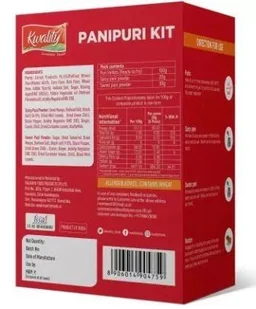 Kwality Pani Puri kit With 2 Different Flavours (Golgappa) (150 g) 45 Pcs