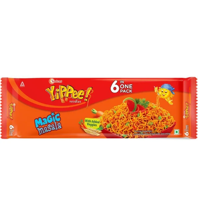 YiPPee! Magic Masala Noodles with Added Veggies 402 g