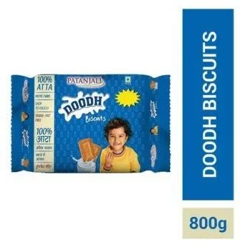 PATANJALI Doodh Biscuit Plain Biscuit (Sada Biscuit) (800 g)