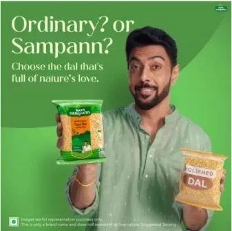 Tata Sampann Yellow Toor/Arhar Dal (Toor Dal) (Split) (1 kg)