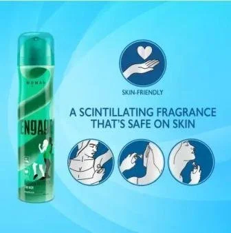 Engage Garden Mystique, Spicy and Woody, Skin Friendly Deodorant Spray - For Women (150 ml)