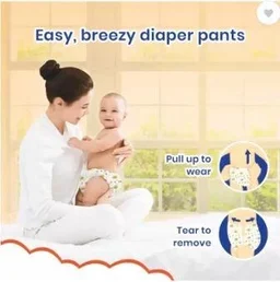 Super Cute's Wonder Pullups Soft Feel Diaper Pant S 56