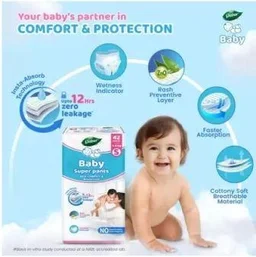 Dabur Baby Super Pants Insta-Absorb Technology - M (36 Pieces)
