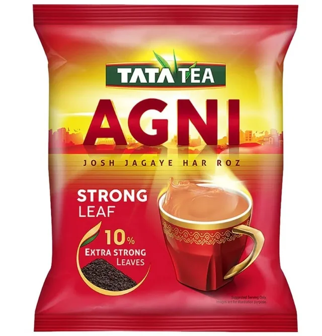 Tata Tea Agni Strong Leaf Black Tea Pouch (500 G)