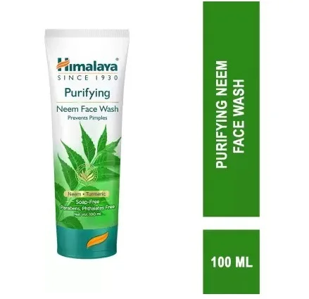 HIMALAYA NEEM | ANTI BACTERIAL | TURMERIC Face Wash (100 ml)