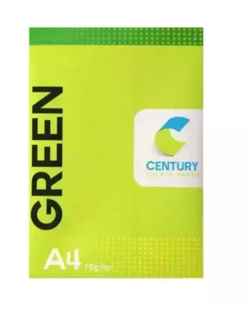 Century Green 70 GSM A4 Size Multipurpose Copier Paper 500 Sheets, White