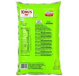 Kings Soyabean Oil Pouch (Soyabean Tel) 750 ml