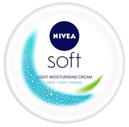 Nivea Soft Light Moisturiser Cream for Face, Hands & Body 100 ml