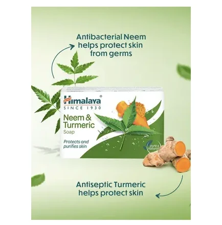 HIMALAYA Neem & Turmeric Soap (4 x 125 g)