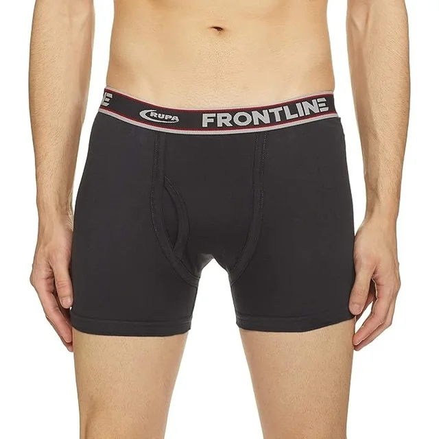 RUPA Frontline Men Trunk, 100% Cotton, Regular Fit,Assorted Colour ,Pack Of 1 - 80'85,90