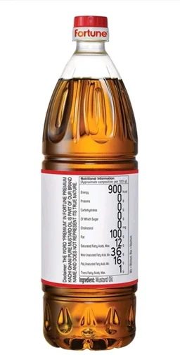 FORTUNE Kachi Ghani Mustard Oil Plastic Bottle (Sarson Tel) (500 ml)