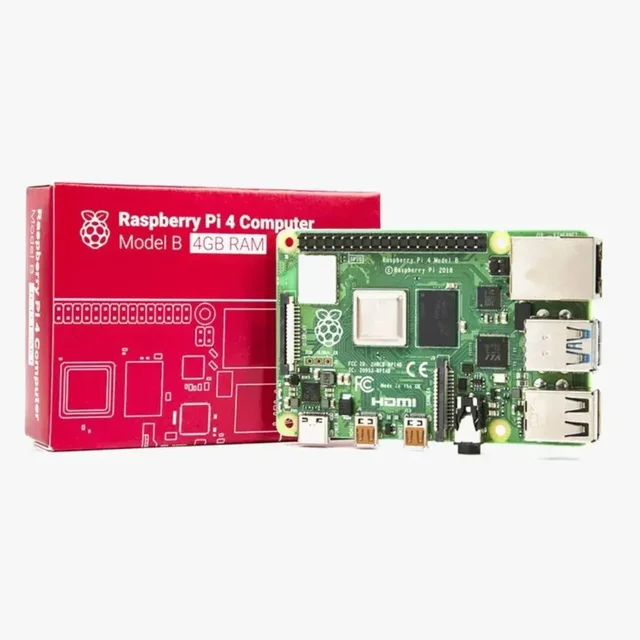 Raspberry Pi 4B With 4 GB RAM – Free Micro-HDMI Cable