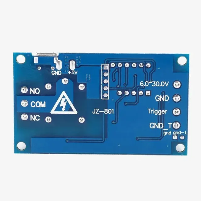 5V Micro USB Relay Module โ Normally Open, 5A Current Rating