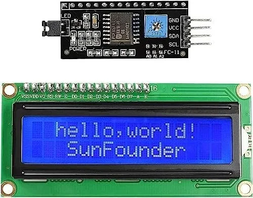 LCD Display With I2C Module 