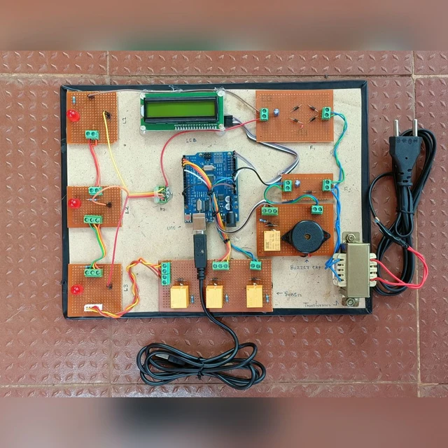 Electric Fault Location Detector || Electrical Project 