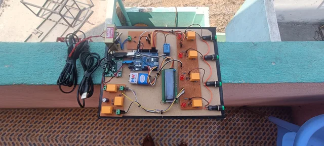 Transformer Safety Device With Over Heat Protection With Arduino 