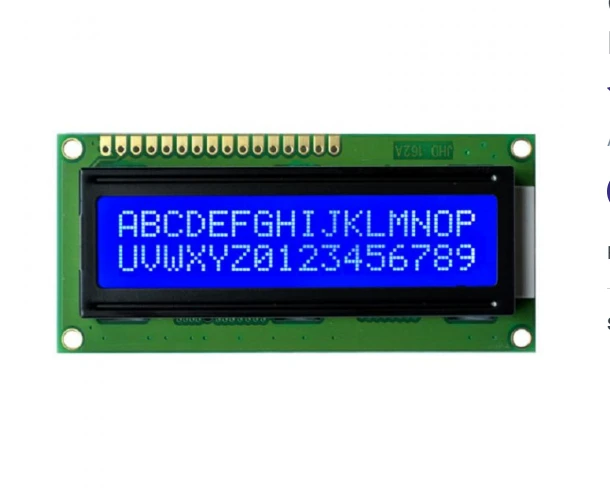 16×2 LCD (Liquid Crystal Display) Module-Blue Color
