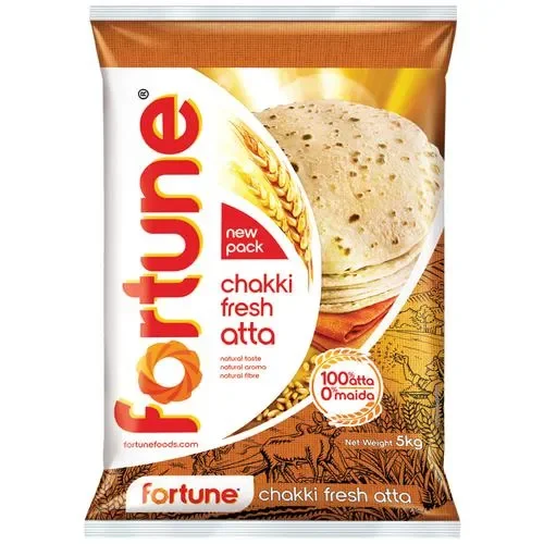 Fortune Chakki Fresh Atta 5 Kg × 6 Pouch