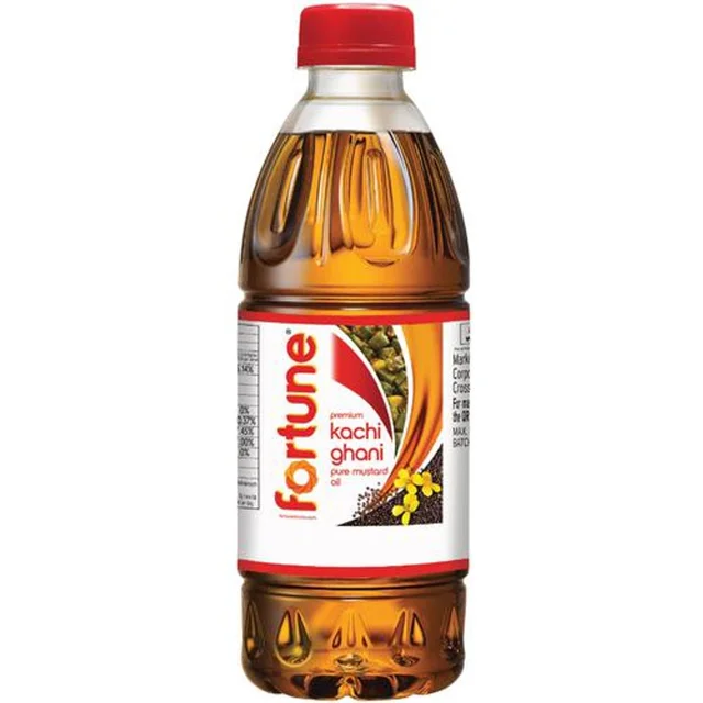 Fortune Kachi Ghani Mustard Oil 200 ml × 60 Bottle
