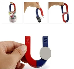Magnet Game Kit for Kids (2 Round, 1 Horseshoe, 1 Bar)