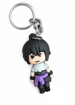 Anime Character Cartoon Keychain – Cute Chibi Figurine Key Ring