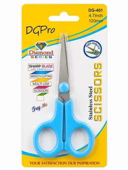 DGPro Diamond Series Stainless Steel Scissors – 4.7 Inch (120mm), DG-401