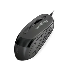 FINGERS SuperHit Wired Mouse with Advanced Optical Technology - Grrphite Grey