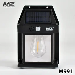 MZ M991 (PORTABLE SOLAR WALL LAMP) Solar Light Set (Wall Mounted Pack of 1)
