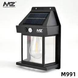 MZ M991 (PORTABLE SOLAR WALL LAMP) Solar Light Set (Wall Mounted Pack of 1)