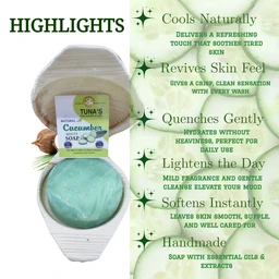 Tunas Cucumber Soap | Replenishes Moisture | Improves Skin Tone |