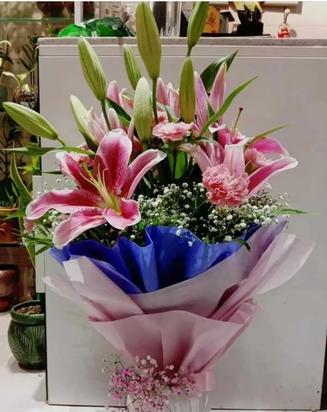 Pink Lilly Bouquet