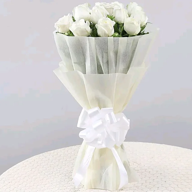 White Rose Bouquet