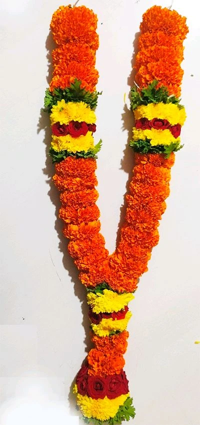 Orange Yellow And Red Mala