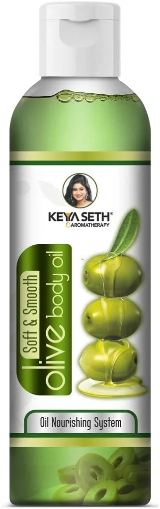 Keya Seth Aromatherapy Soft & Smooth Fairness Body Oil with Pure Olive, Sandalwood, Almond & Saffron by Keya Seth Aromatherapy, 200ml