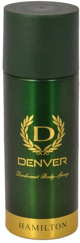 Denver Hamilton Deodorant Body Spray for Unisex, 165 Milliliters