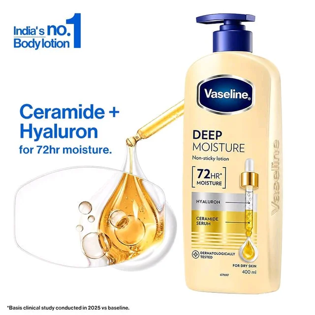 Vaseline intensive Care Deep Moisturizer Body Lotion 400ml