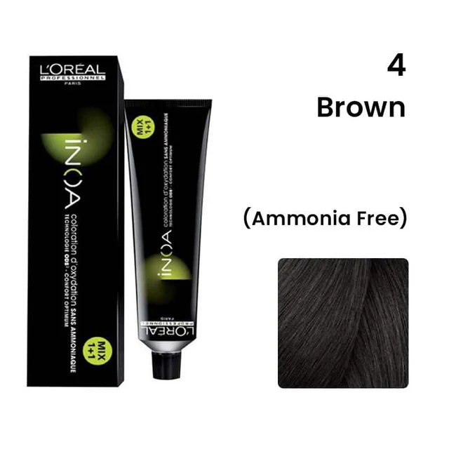 Loreal Professional Inoa  Hair Color 60G {4 Brown}