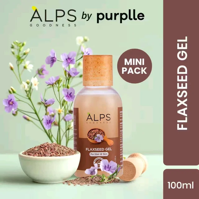 Alps Goodness Flaxseed Gel for Hair & Skin, 100ml