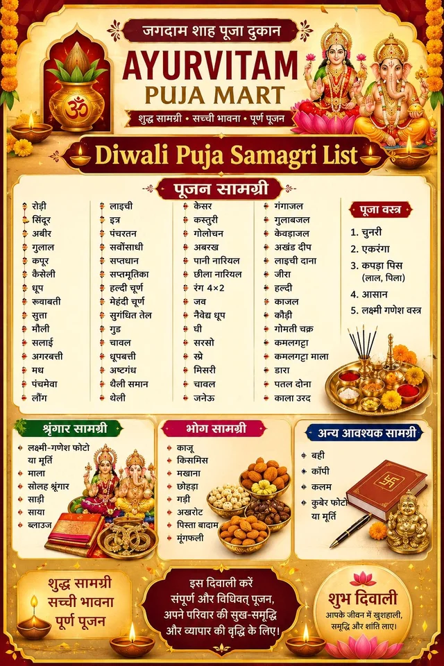 Diwali Puja kit - Normal