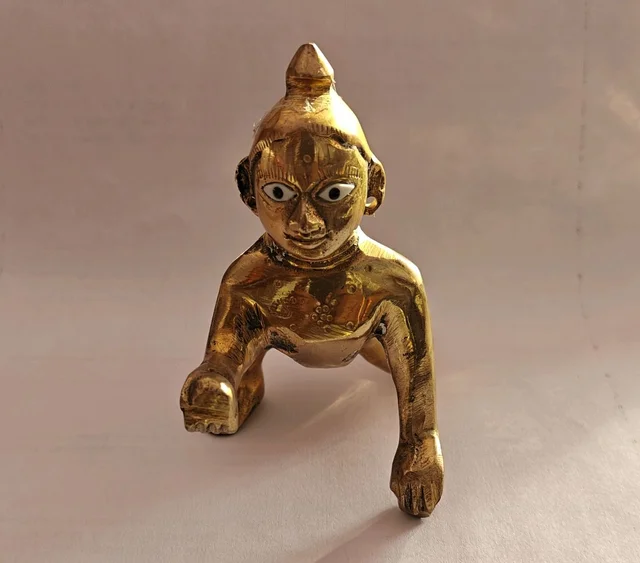 Laddu Gopal Brass Idol - 4No.